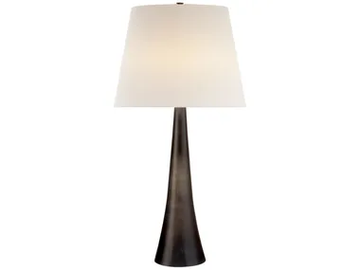 DOVER - Iron table lamp and linen shade by Visual Comfort Europe - view 2